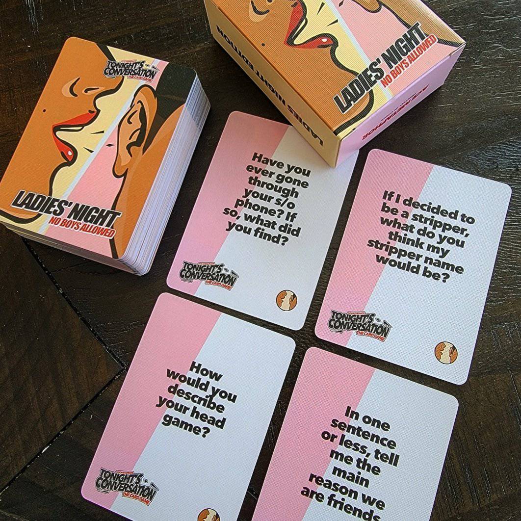 Tonight's Conversation Cards - Ladies Night Edition - Ace Metaphor