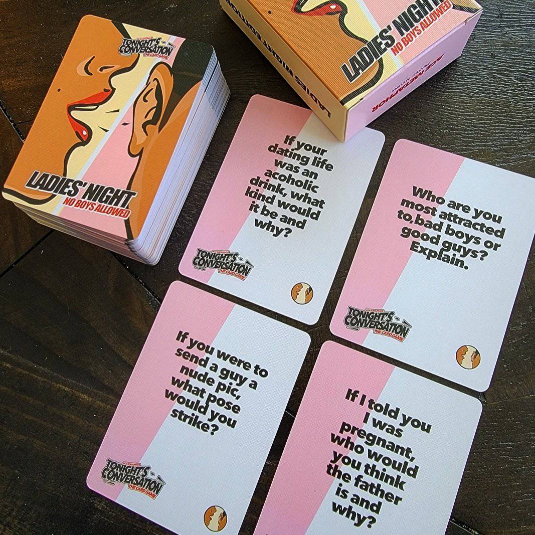 Tonight's Conversation Cards - Ladies Night Edition - Ace Metaphor