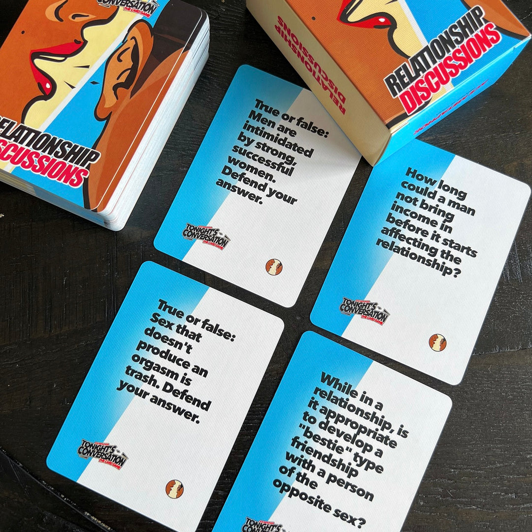 Tonight's Conversation Cards - Relationship Discussions - Ace Metaphor
