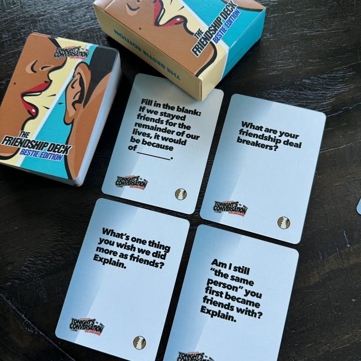 Tonight's Conversation Cards - The Friendship Deck - Ace Metaphor