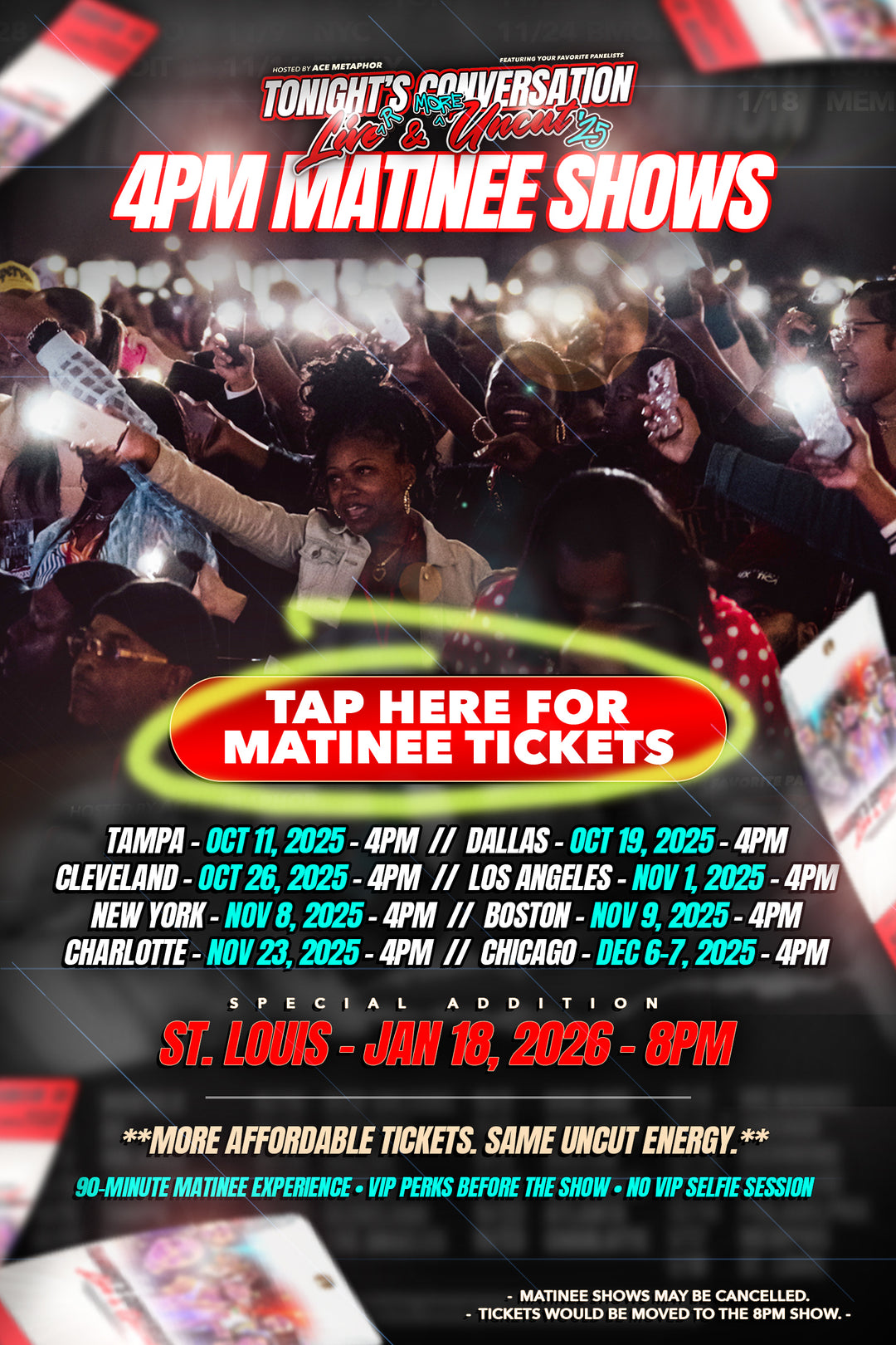 Tonight's Conversation: LIVE-ER & MORE UNcut '25