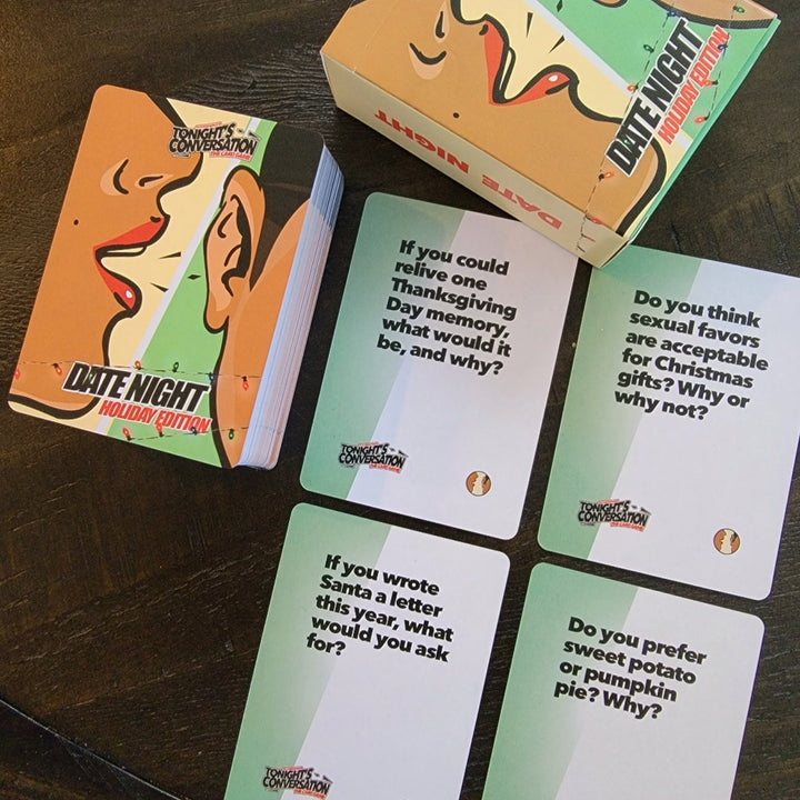 Tonight's Conversation Cards - Date Night Holiday - Ace Metaphor
