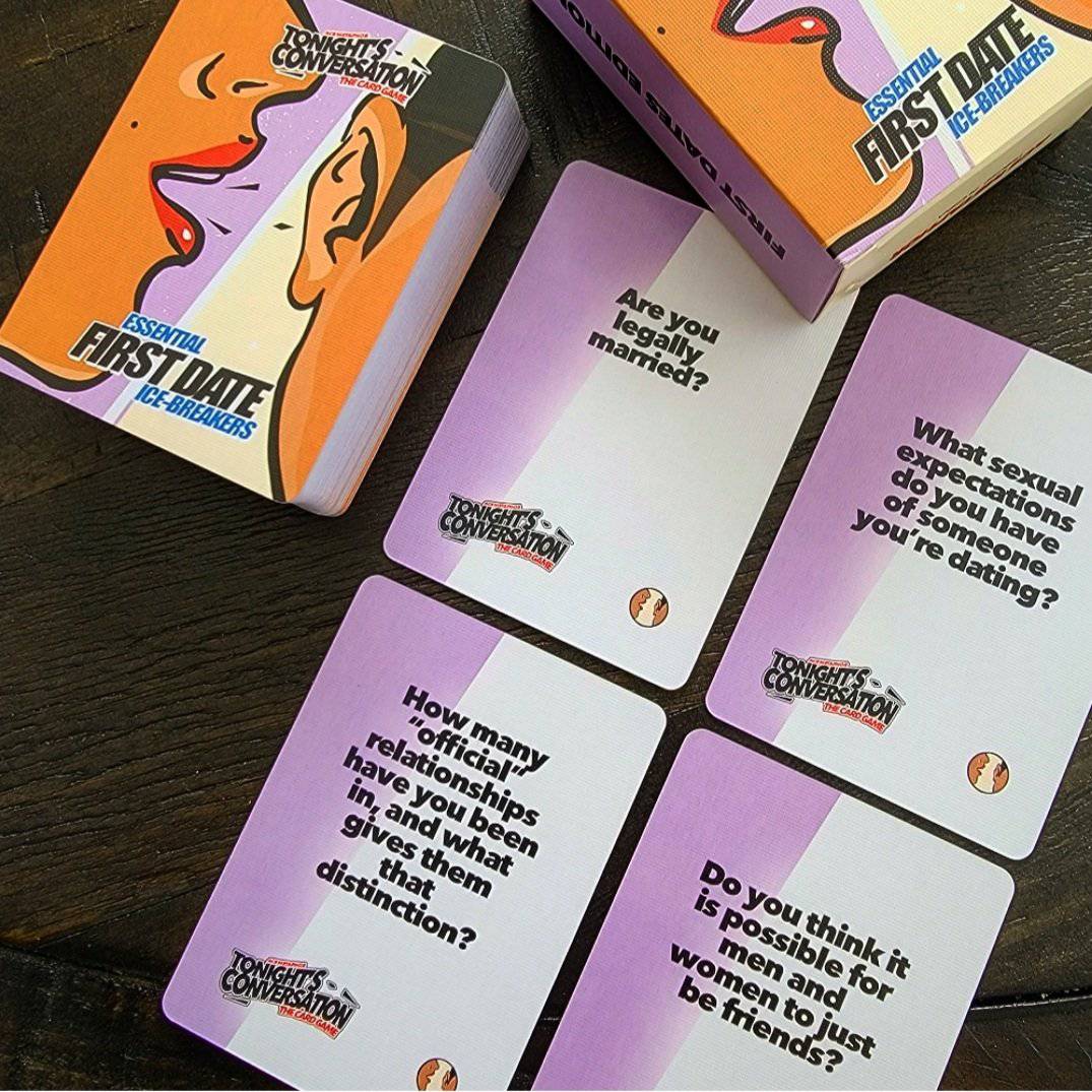 Tonight's Conversation Cards - First Dates Edition - Ace Metaphor