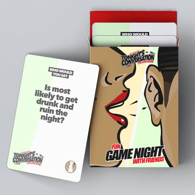 Tonight's Conversation Cards - Game Night Edition - Ace Metaphor