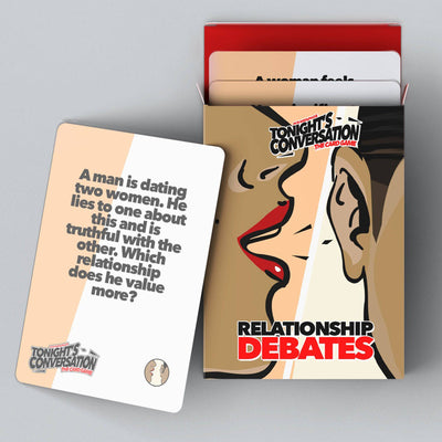Tonight's Conversation Cards - Relationship Debates - Ace Metaphor